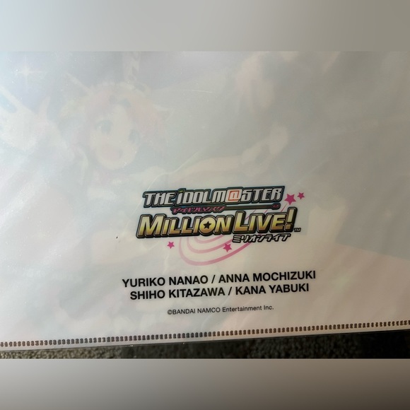 The Idolmaster / iDOLM@STER Million Live! Millionstars Clear File Folder Anime - Picture 4 of 5